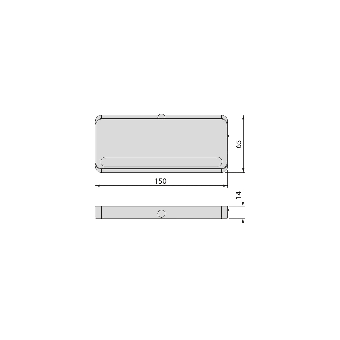 Emuca Luce LED Kraz ricaricabile via USB con sensore di movimento, Luce Bianco naturale 4.000K, Tecnoplastica, Grigio metallizzato