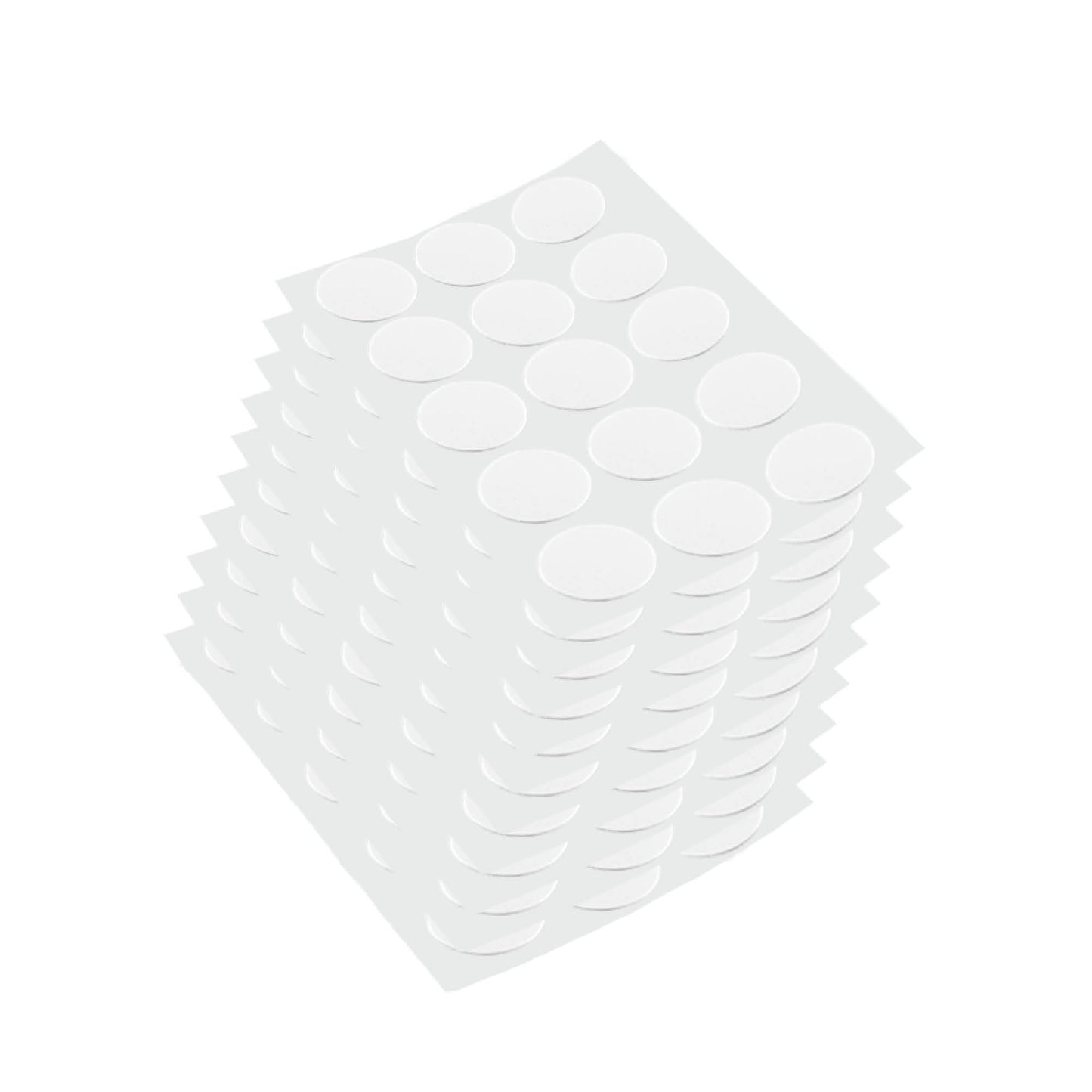 Emuca Lotto di 900 tappi coprivite, adesivi, diametro 20 mm, Tecnoplastica, Bianca