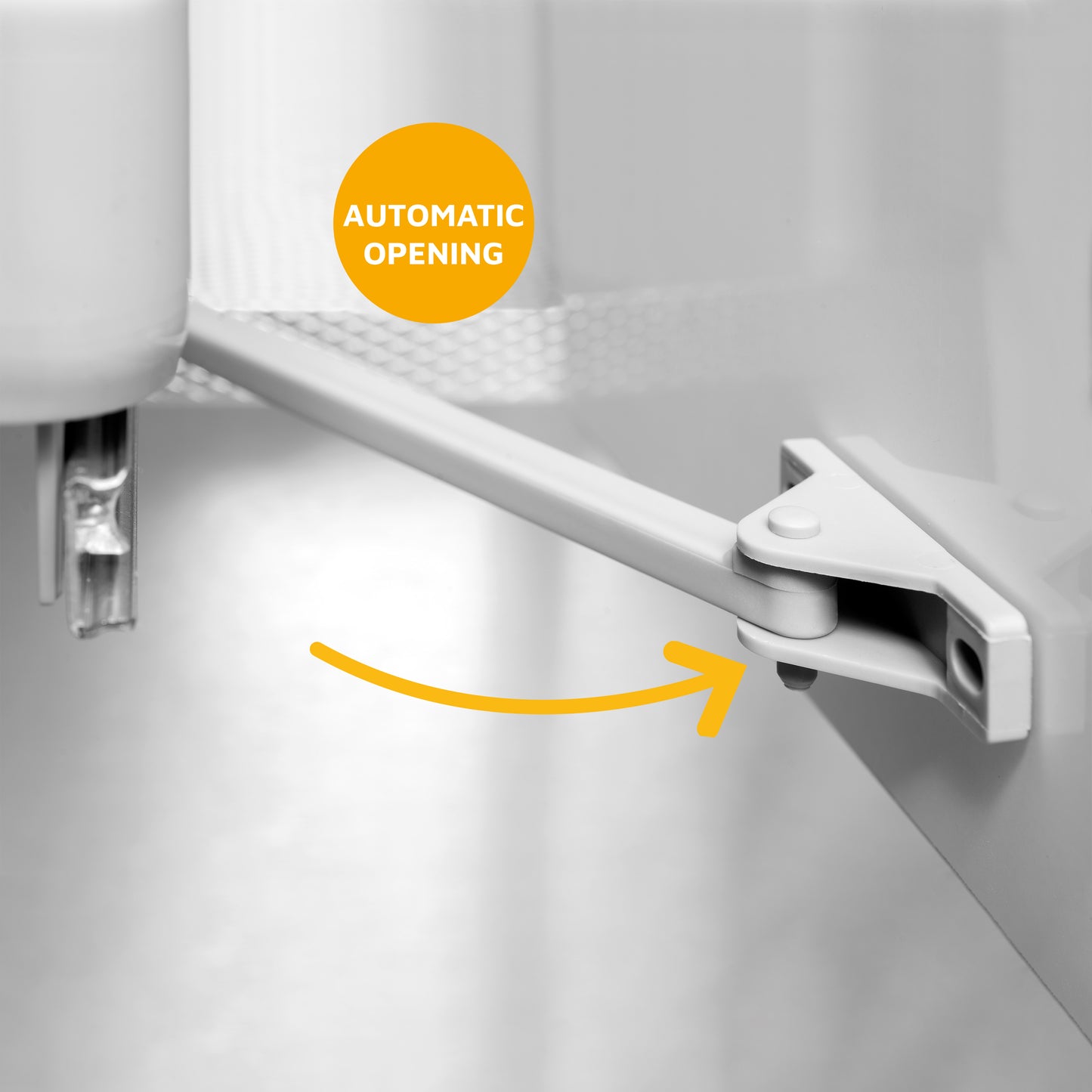 Emuca contenitore per la raccolta differenziata da montare sul fondo ed estraibile automaticamente in un mobile da cucina 1x16lt 2x7,5lt, Tecnoplastica Grigia