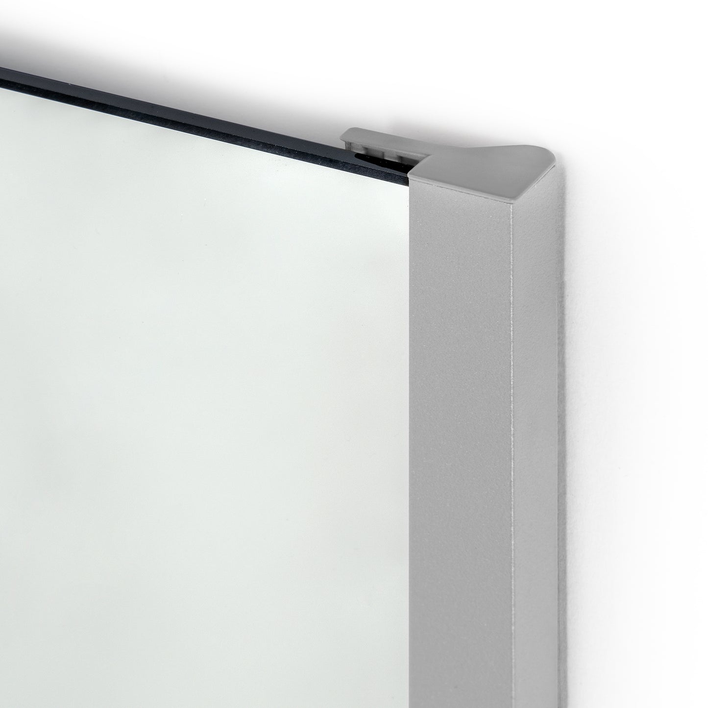 Emuca Specchio estraibile per interno dell'armadio, Acciaio e Tecnoplastica e Vetro, Verniciato alluminio