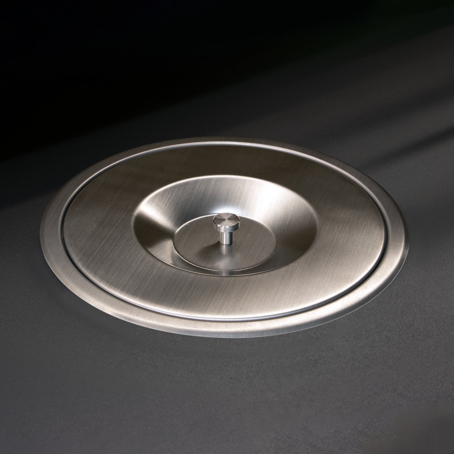 Emuca Recycle, contenitore per rifiuti da incasso per il spessore di lavoro della cucina, 1 tazza estraibile da 5 lt, Acciaio inossidabile e Tecnoplastica