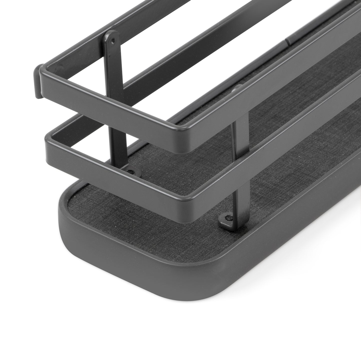 Emuca Kit di porta spezie Titane per mobile da cucina o pensile, Acciaio, Grigio antracite