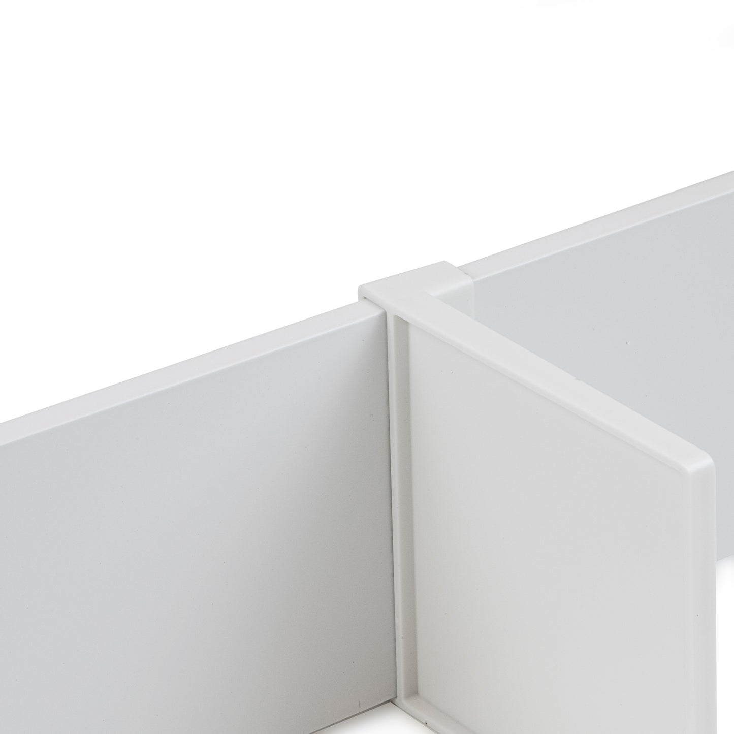Emuca Set di divisori per interni dei casseti Vertex-Concept, 900, Verniciato bianco, Alluminio e Tecnoplastica.