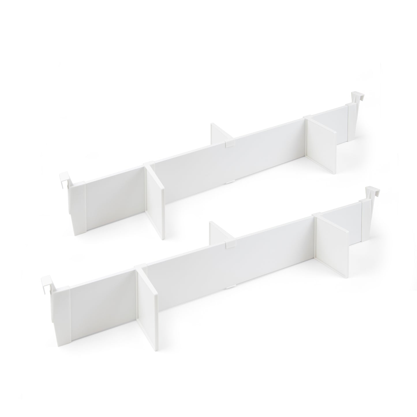 Emuca Set di divisori per interni dei casseti Vertex-Concept, 900, Verniciato bianco, Alluminio e Tecnoplastica.