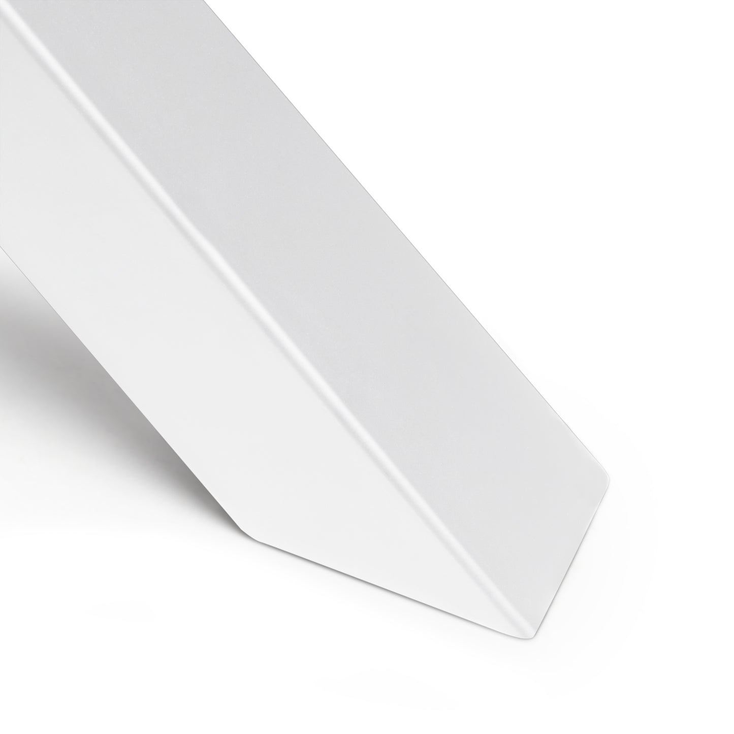 Emuca Set di gambe per tavolo Cross, larghezza 695mm, Acciaio, Verniciato bianco