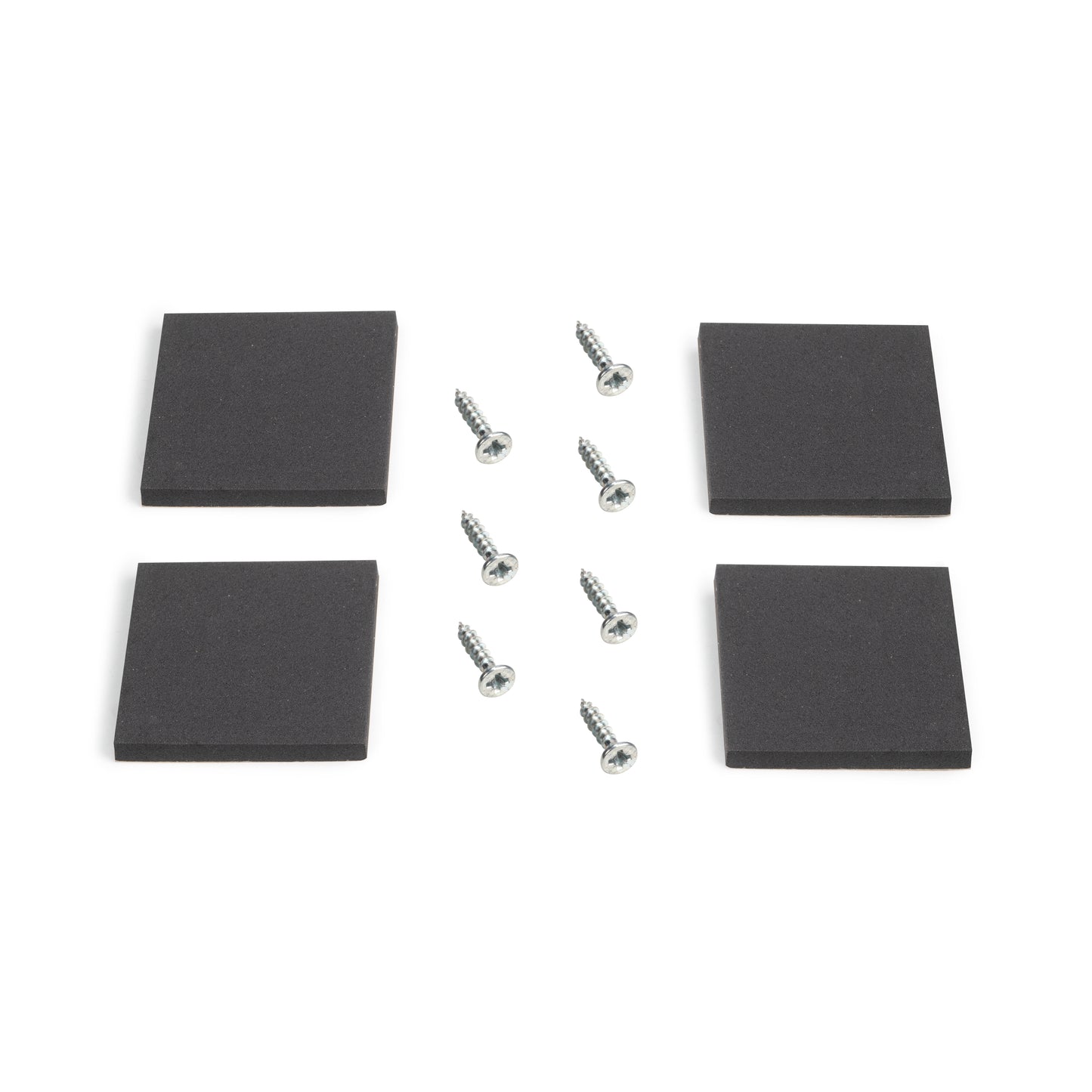 Emuca Set di gambe per tavolo Cross, larghezza 695mm, Acciaio, Verniciato bianco
