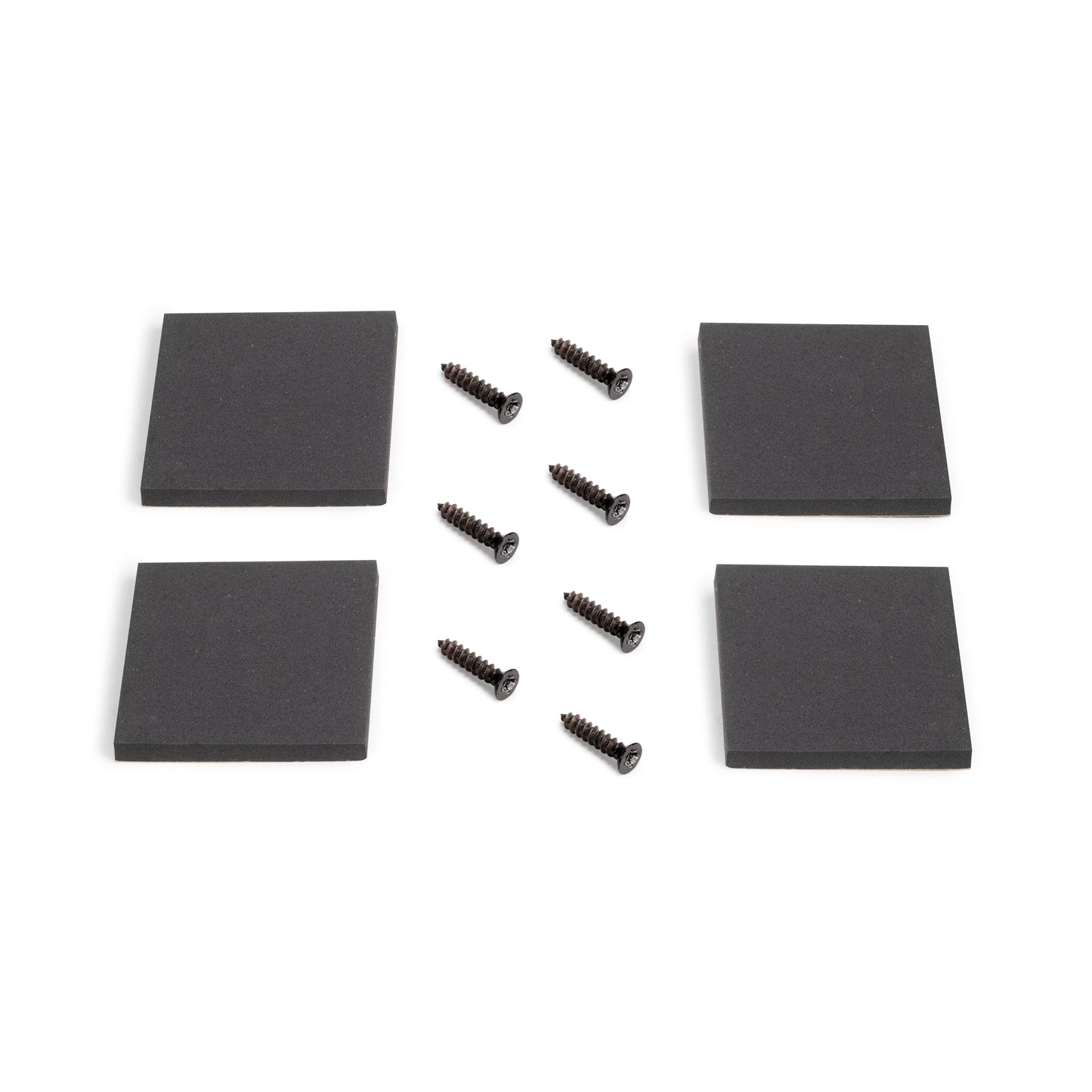 Emuca Set di gambe per tavolo Cross, larghezza 695mm, Acciaio, Verniciato nero
