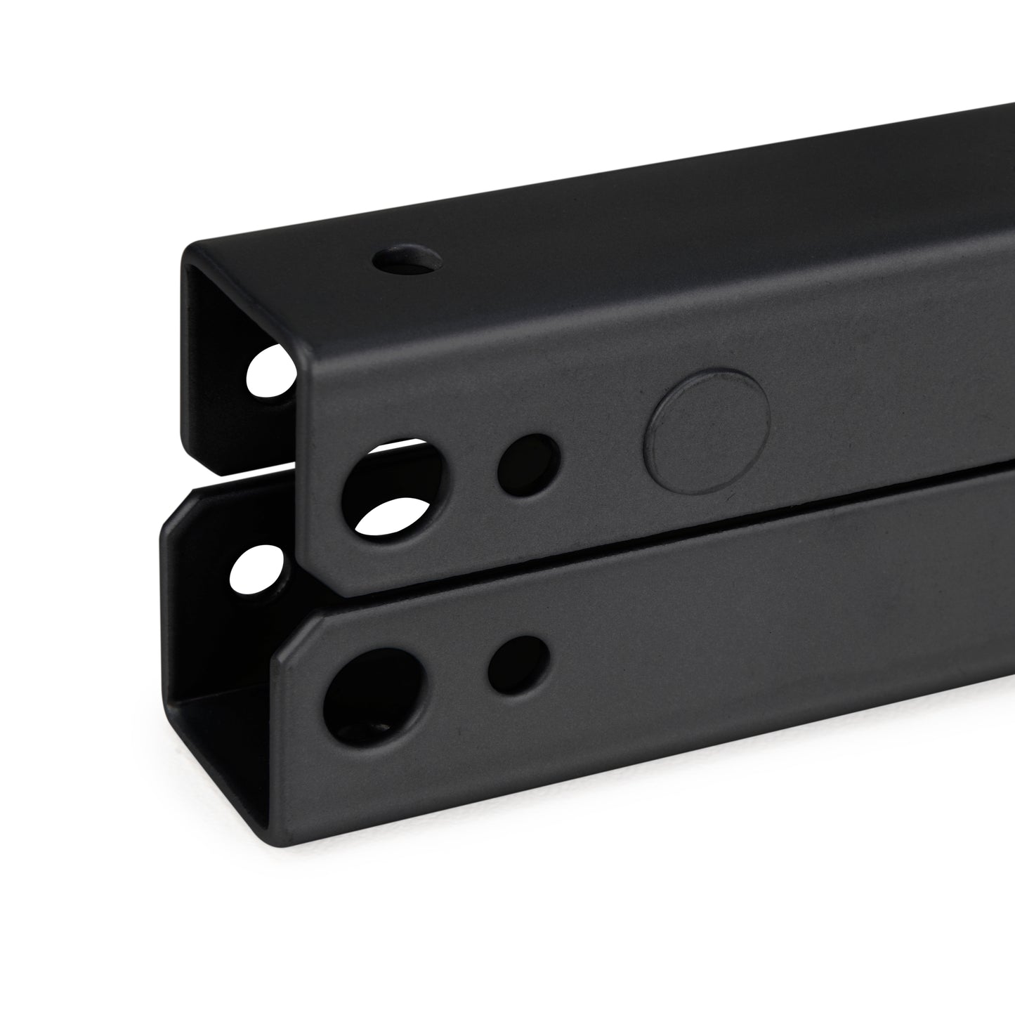 Emuca Set di meccanismi di sollevamento per tavolino, che permette di sollevare il tavolo di 135 mm, Acciaio, Verniciato nero