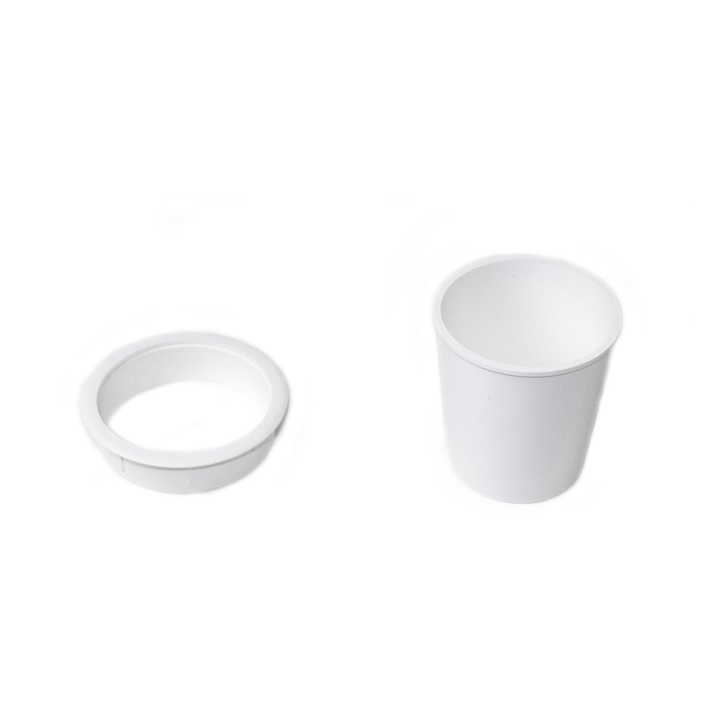Emuca Accessorio porta oggetti Pot, Plastica bianca, Tecnoplastica.