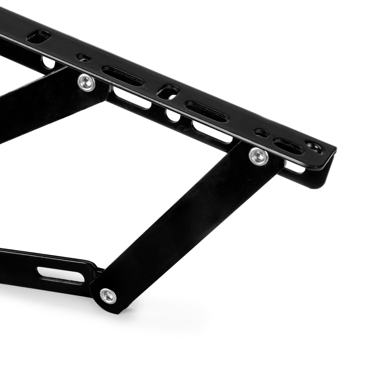 Emuca Set di meccanismi di sollevamento per letto canapè, apertura laterale, per letti da 90 cm, Acciaio, Verniciato nero