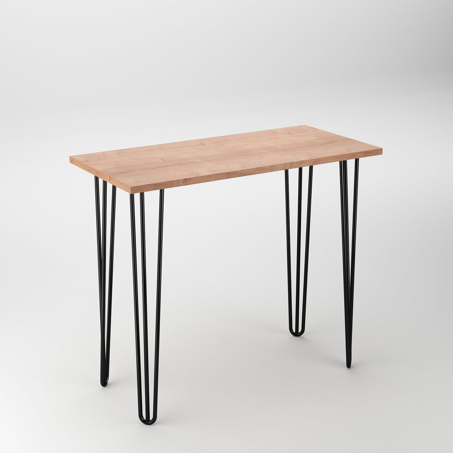 Emuca Piano da tavolo, 900x500 mm, spessore 30 mm, Legno, Finitura rovere