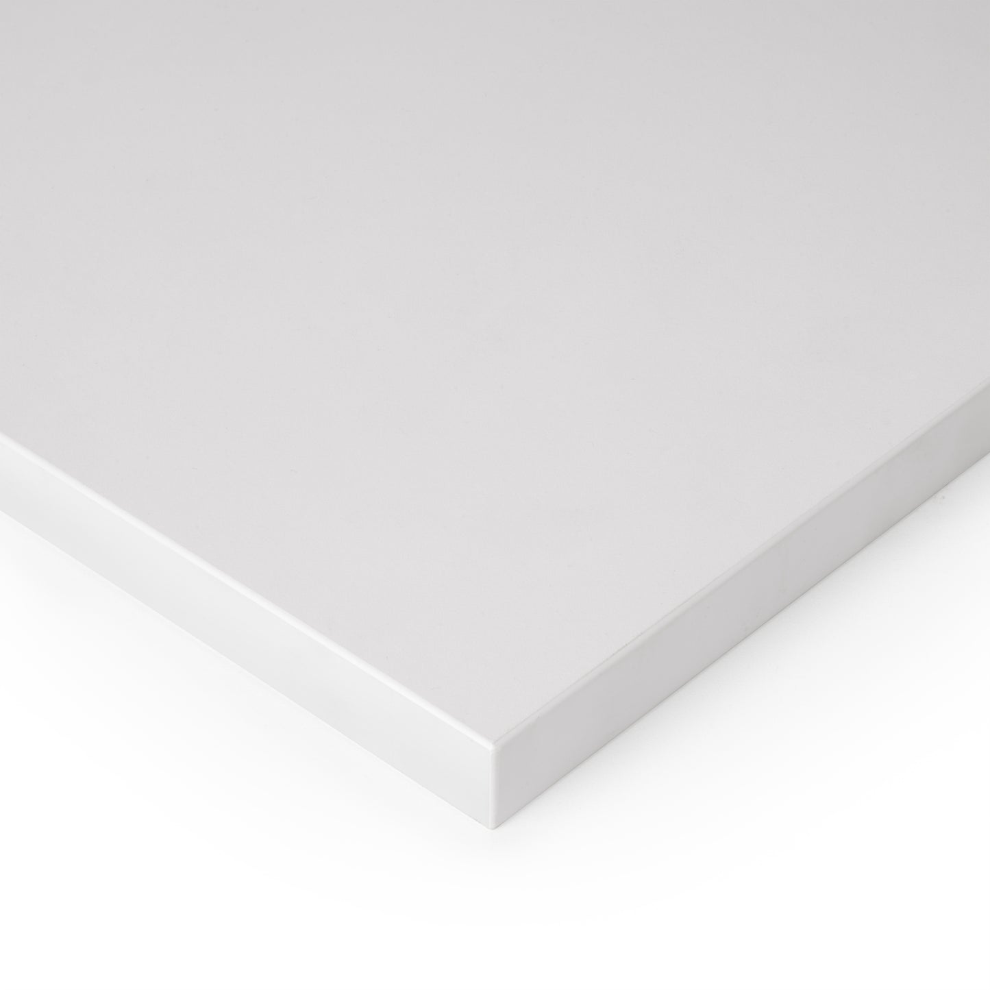 Emuca Ripiano per scaffali, 600x200mm, spessore 30mm, Legno, Verniciato bianco