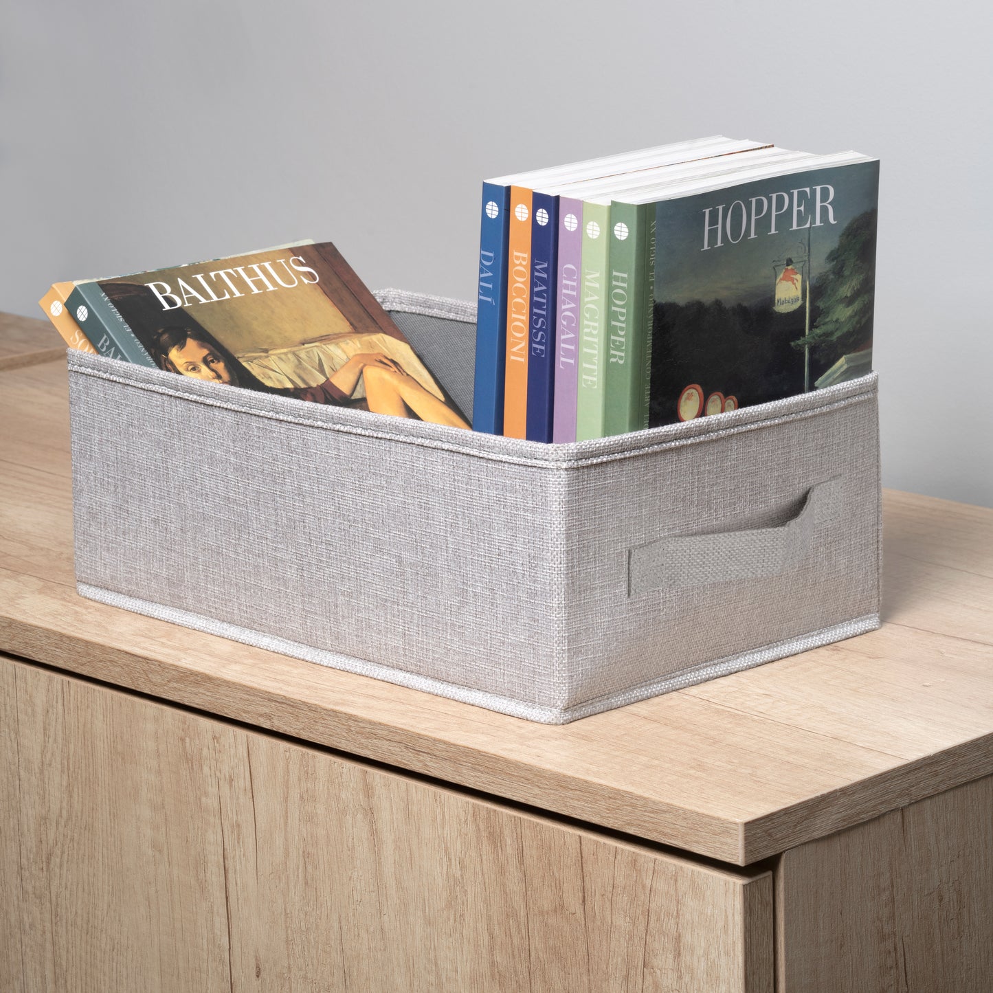 Emuca Kit di vassoio, 2 cestini organizzatori e telaio a scorrimento con chiusura ammortizzata per armadi, regolabile, modulo 800 mm, Grigio pietra