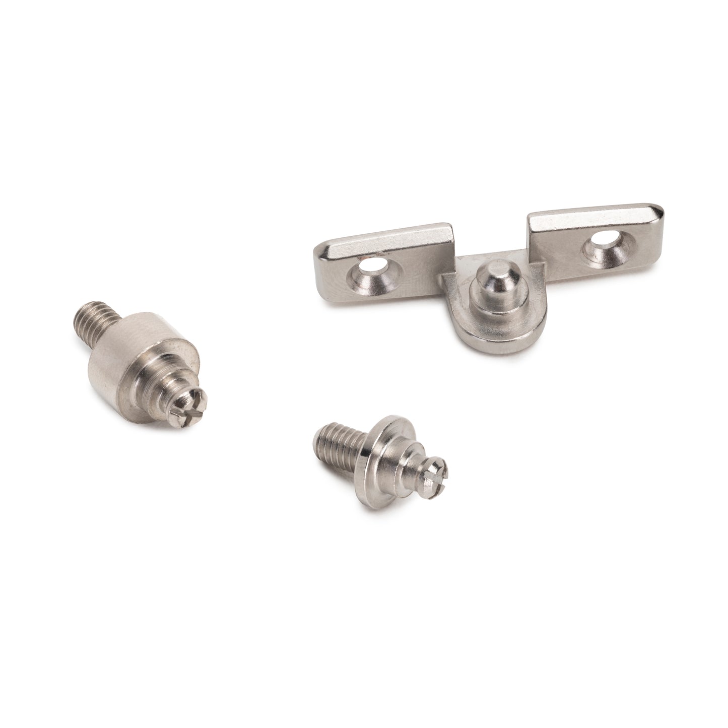 Emuca braccetto per porta elevabile Thin, diametro 12 mm, con agganci, 10 kg, Acciaio e Tecnoplastica, Verniciato nichel opaco