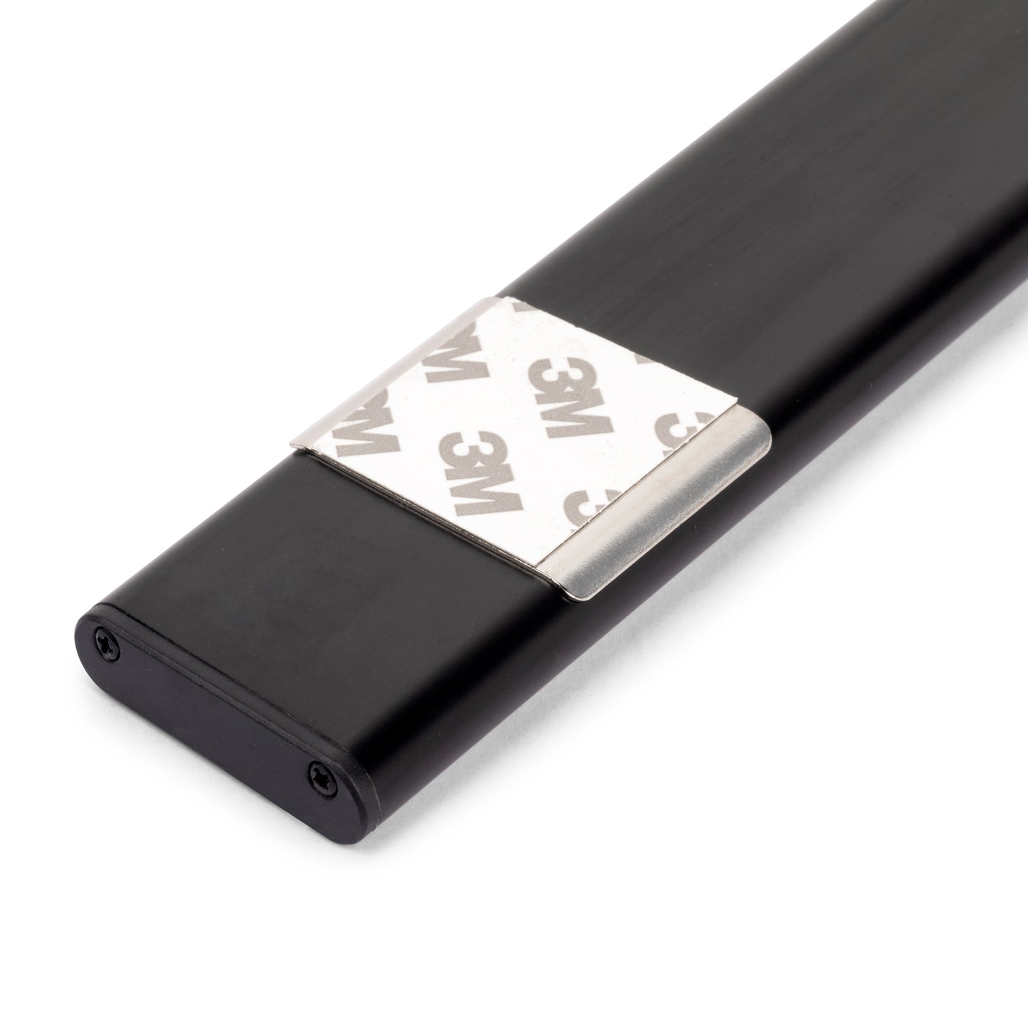 Emuca Lampada LED ricaricabile con USB Kaus Black con sensore di movimento, L600mm, Tecnoplastica e Alluminio, Verniciato nero