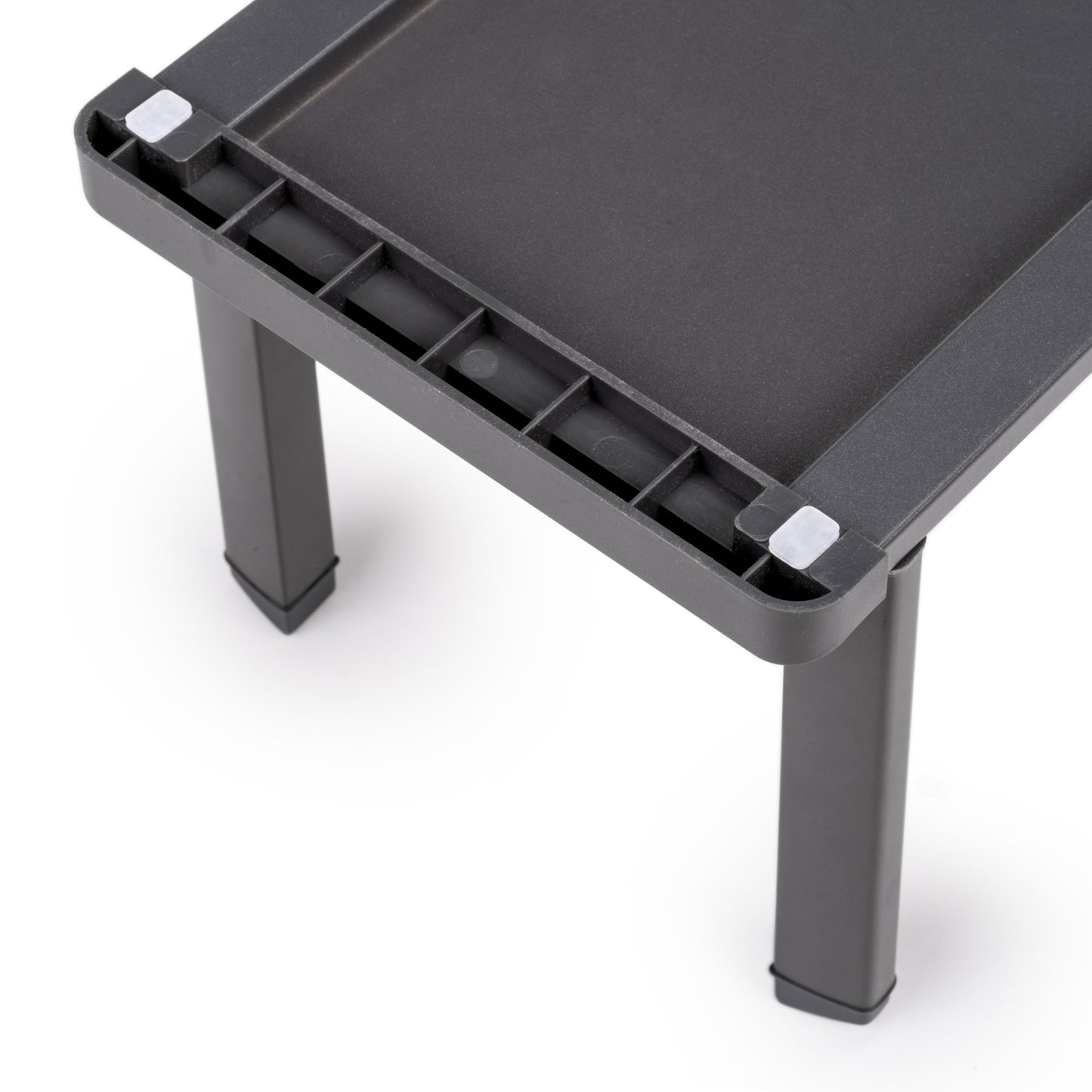 Emuca Portapiatti verticale per cassetto Orderbox, 159x468 mm, Alluminio e Tecnoplastica, Grigio antracite