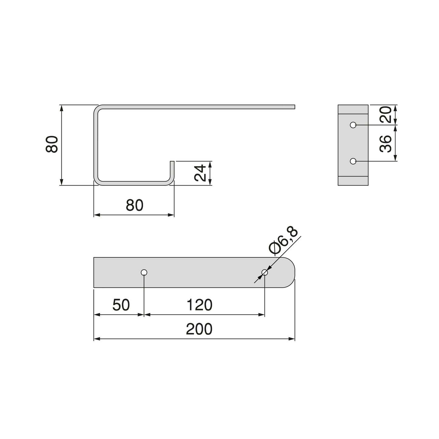 Emuca Set di supporti per mensole in legno Shelf con gancio integrato, Acciaio, Verniciato bianco