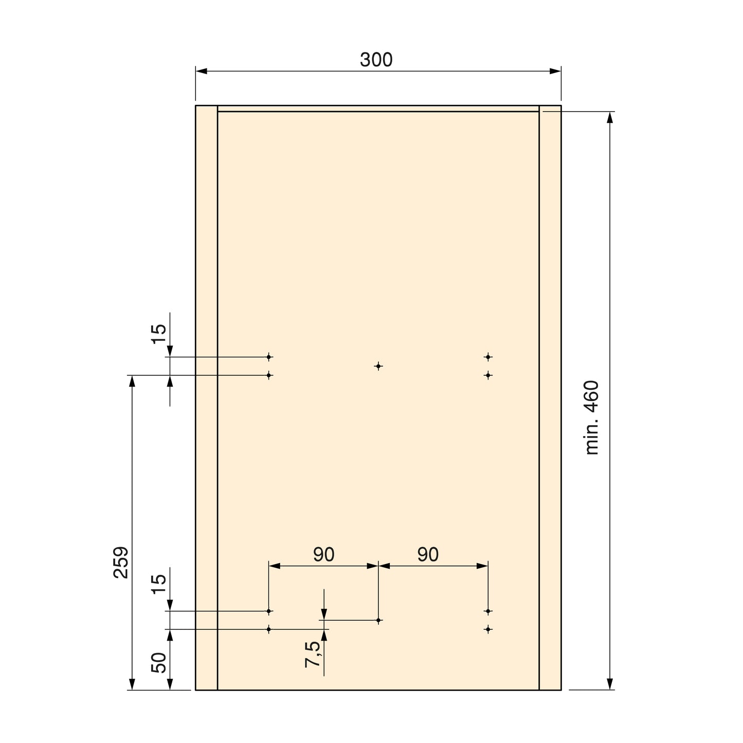 Emuca Pattumiera per differenziata Recycle da cucina, 35 L, fissaggio sul fondo ed estrazione manuale, Tecnoplastica grigio antracite
