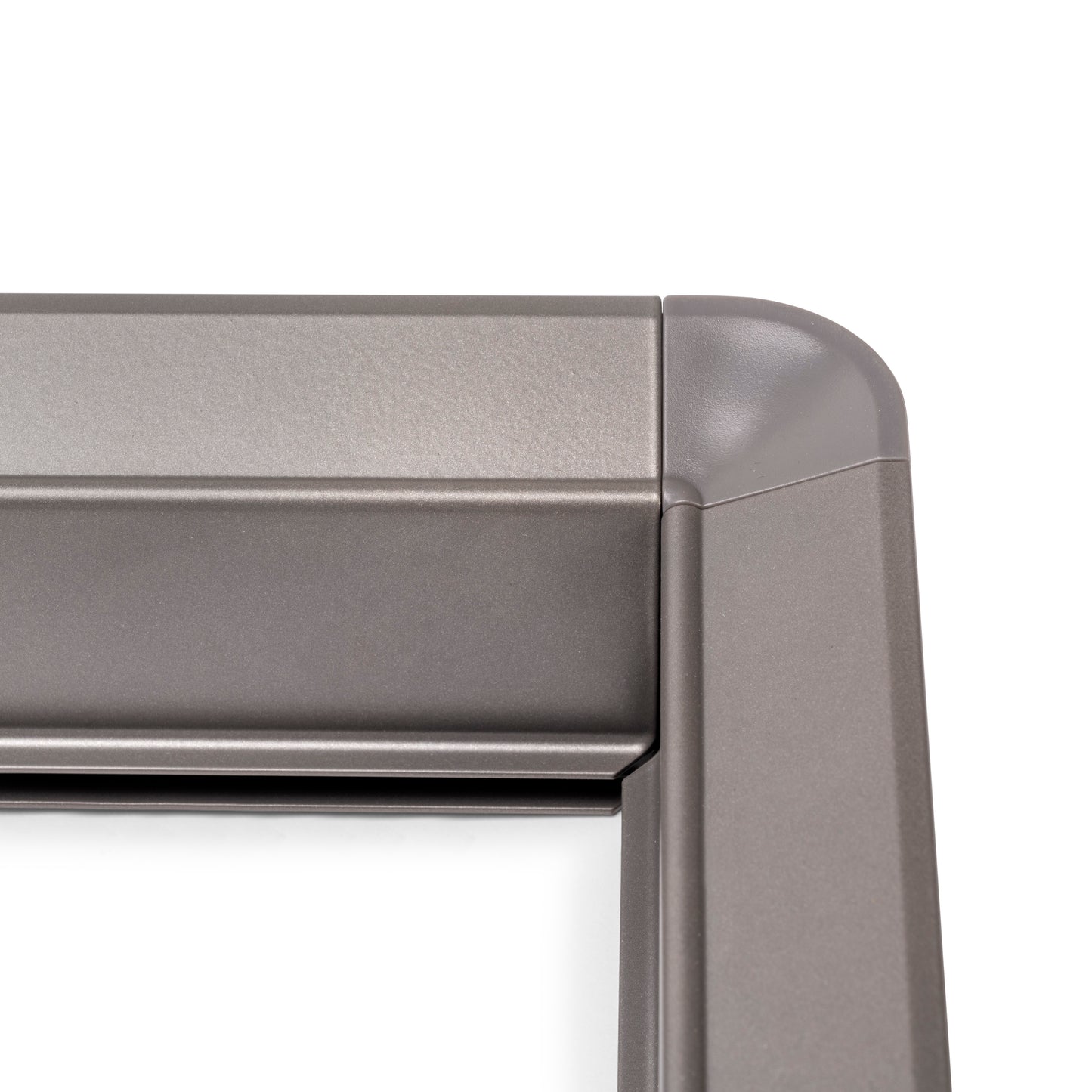 Emuca Telaio con guide a estrazione totale e chiusura morbida per accessori per armadi Quartz, 662-688mm, Alluminio e plastica, Titanio