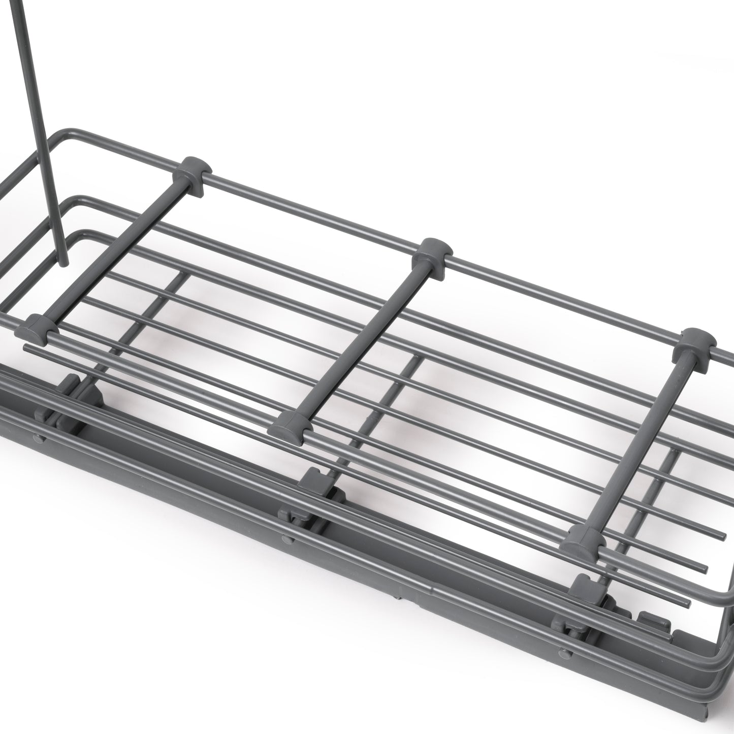 Emuca Portabottiglie estraibile TitaneMax con chiusura soft, lato sinistro, 3 vassoi, unità 200mm, Acciaio, Grigio Antracite