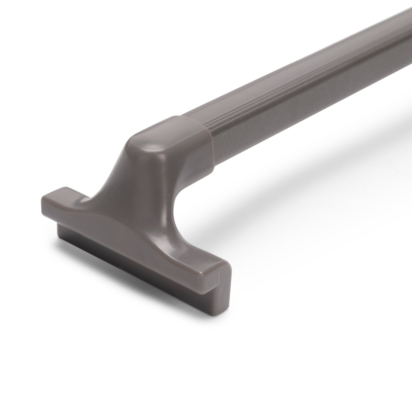 Emuca Kit portapantaloni a 7 aste e telaio regolabile Quartz per armadi, chiusura ammortizzata e estrazione totale, modulo 60 cm, finitura Titanio
