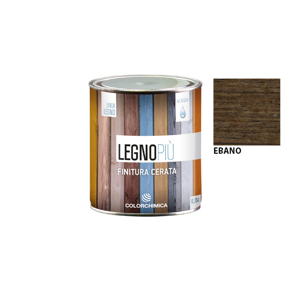 finitura cerata per legno all'acqua per interni ed esterni 750 ml