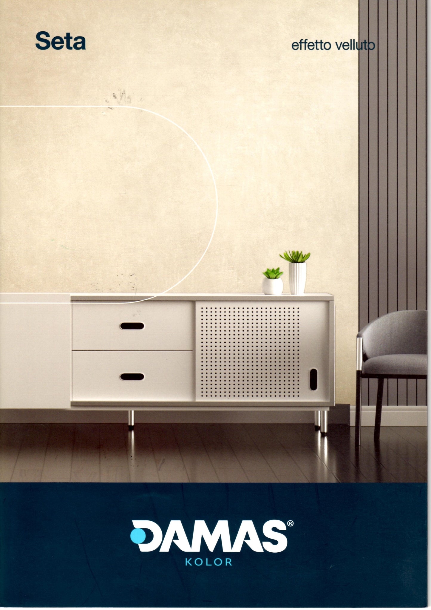 pittura decorativa effetto velluto seta 1 lt damas kolor