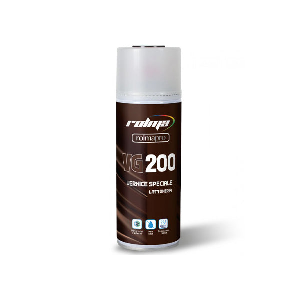 VG 200 vernice spray per grondaie e lattoneria grigio grondaie spray 400 ml rolma