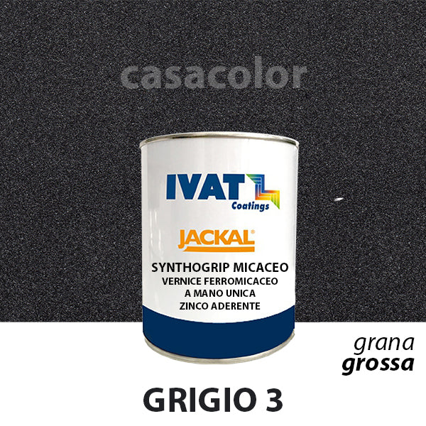 smalto ferromicaceo anticorrosivo zinco aderente 1 kg synthogrip ivat coatings
