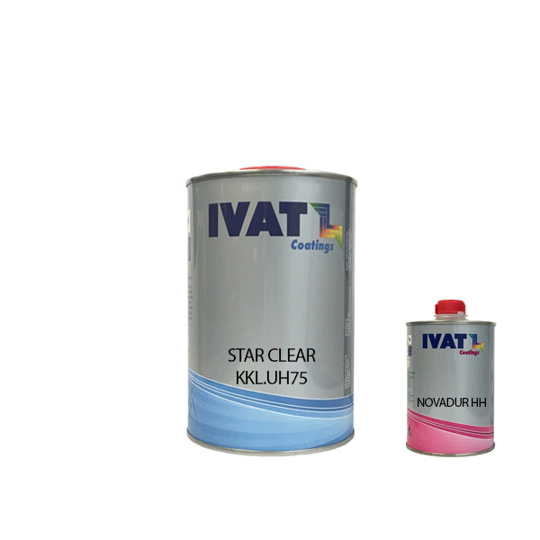 trasparente acrilico carrozzeria bicomponente 2+1 star clear uhs 1,5 lt supernova clear ivat