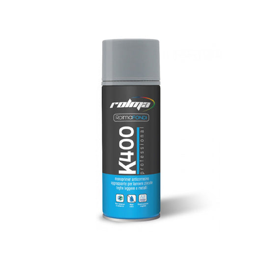 K 400 primer fondo anticorrosivo aggrappante multisuperficie spray 400 ml rolma