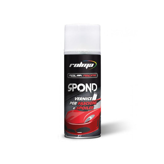 spond vernice per fascioni spoiler e paraurti nero opaco spray 400 ml rolma