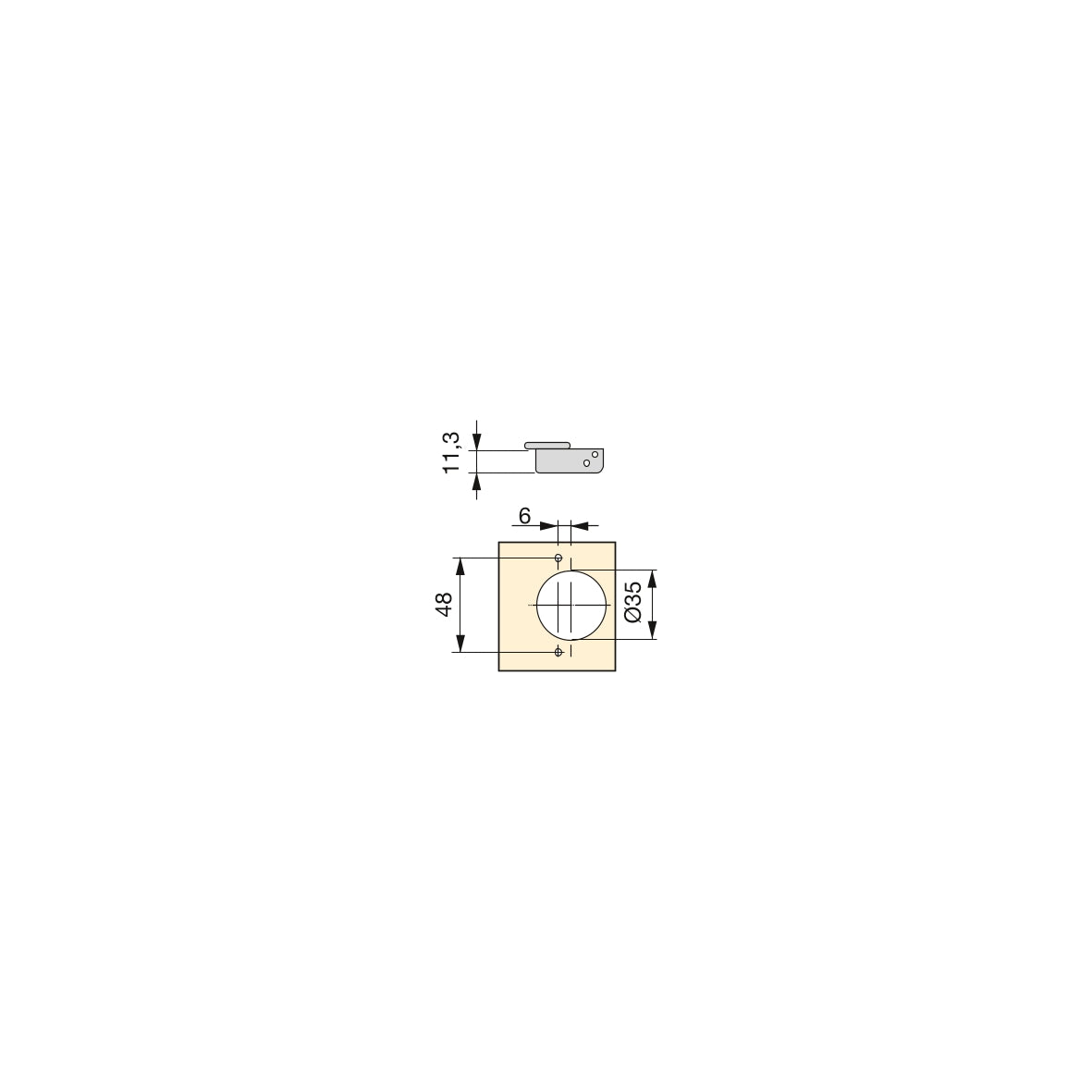 Kit cerniera collo alto X91 con chiusura ammortizzata e basetta