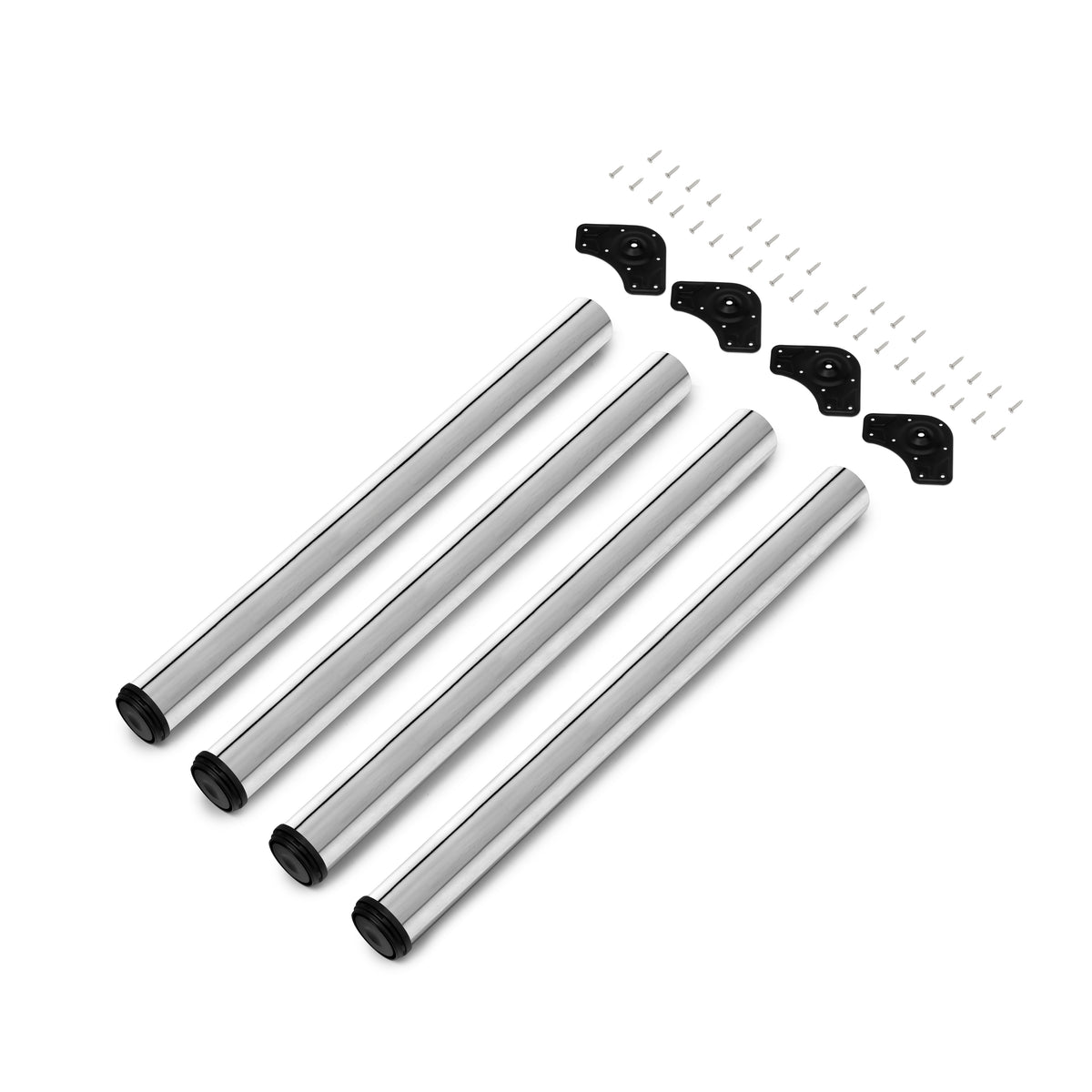 Gambe per tavola diametro 60mm di acciaio