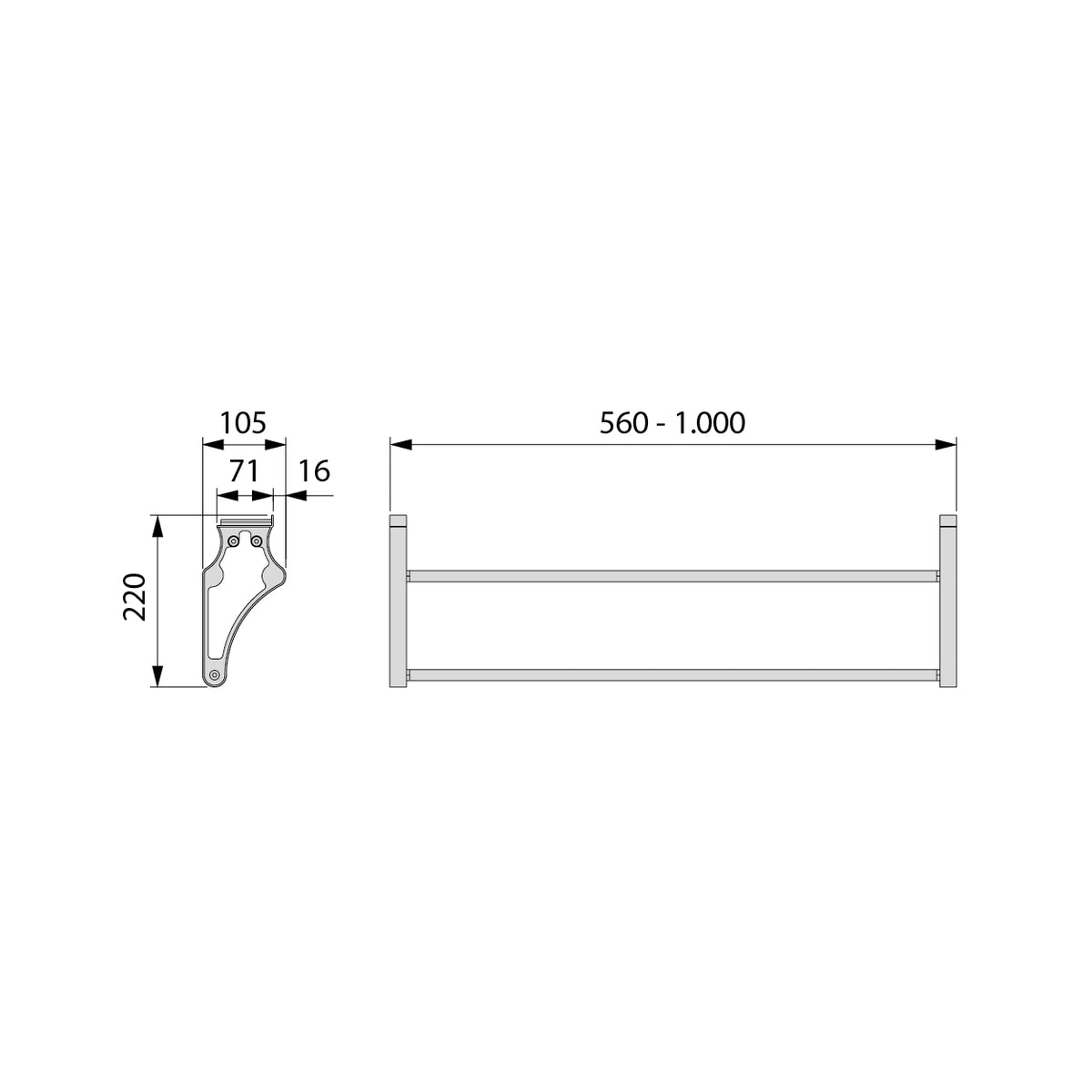 Porta scarpe Self per interno armadio