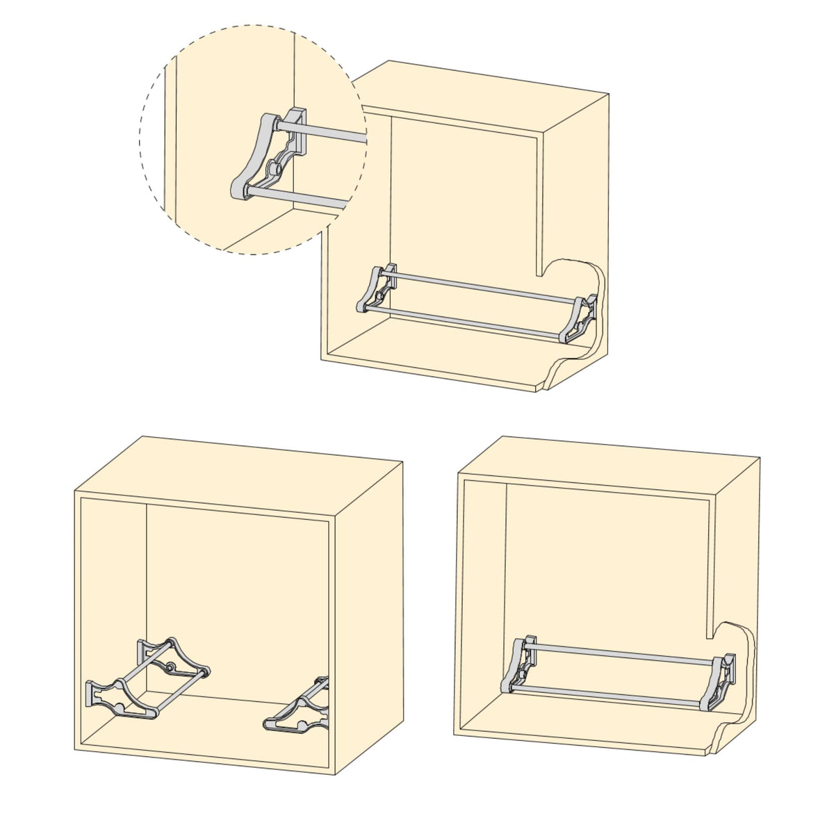 Porta scarpe Self per interno armadio