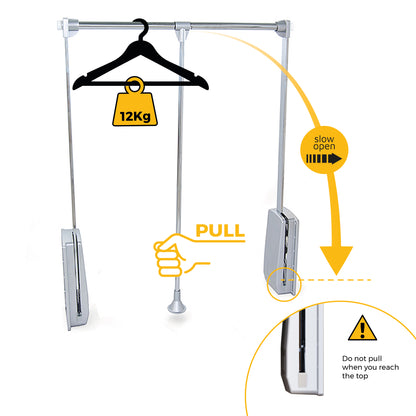 Appendiabiti per armadio Hang