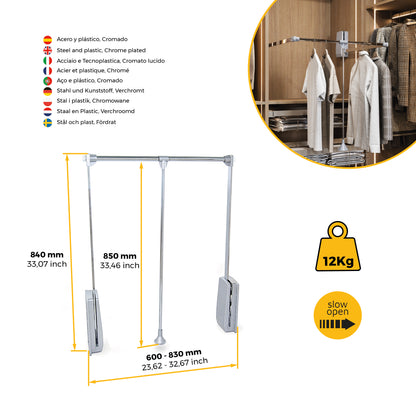Appendiabiti per armadio Hang