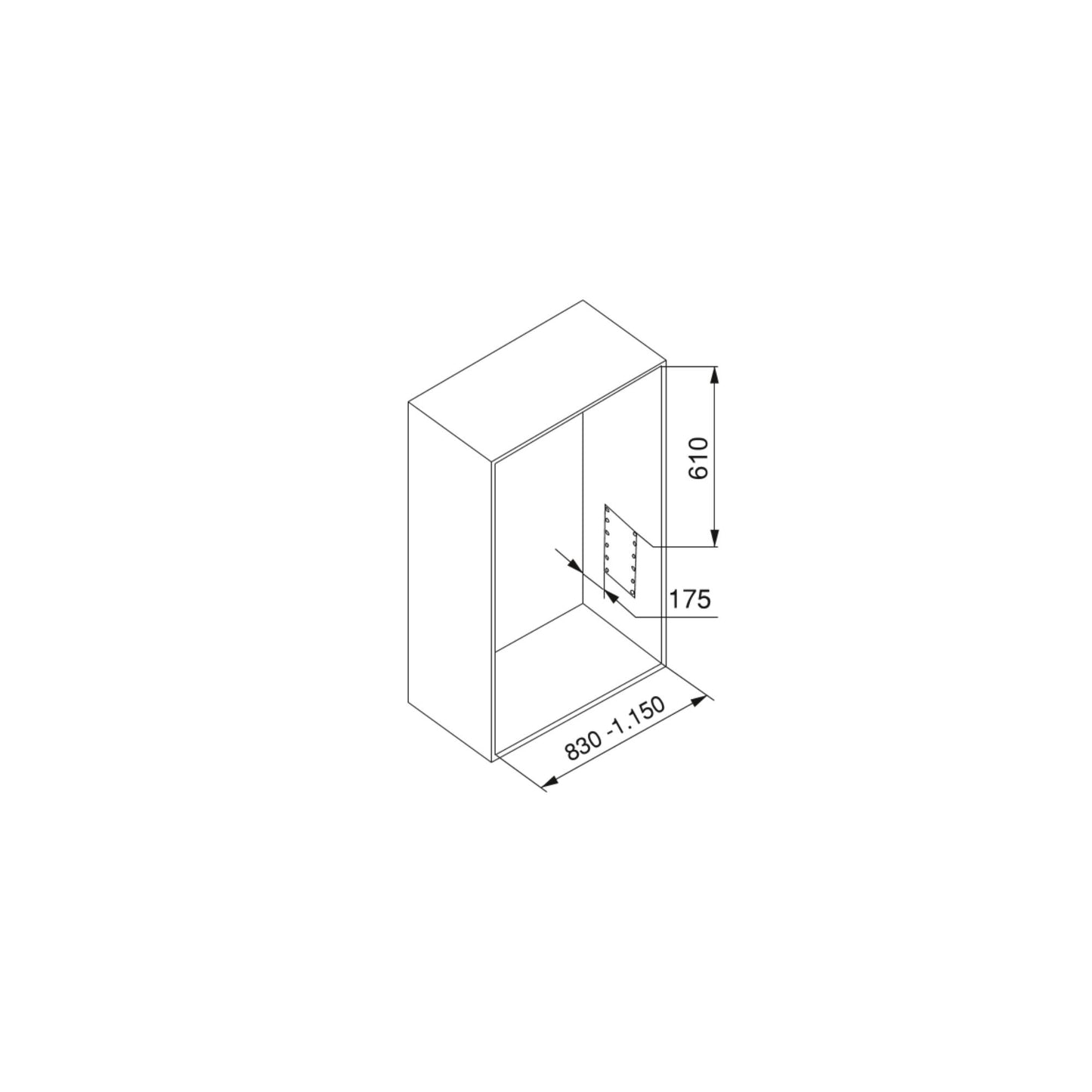 Emuca Appendiabiti per armadio Hang, larghezza regolabile 830-1150 mm, Acciaio e Tecnoplastica, Cromato lucido
