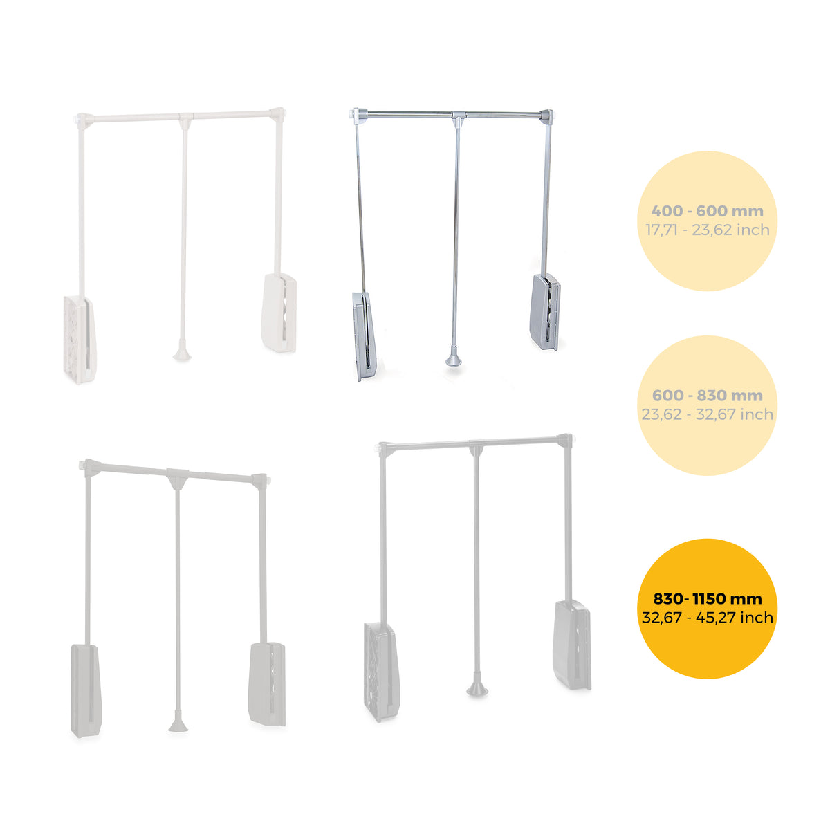 Appendiabiti per armadio Hang