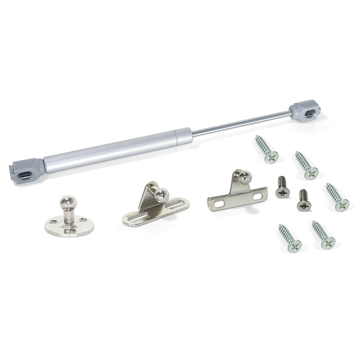 Pistone a gas H con agganci per ante per pensili