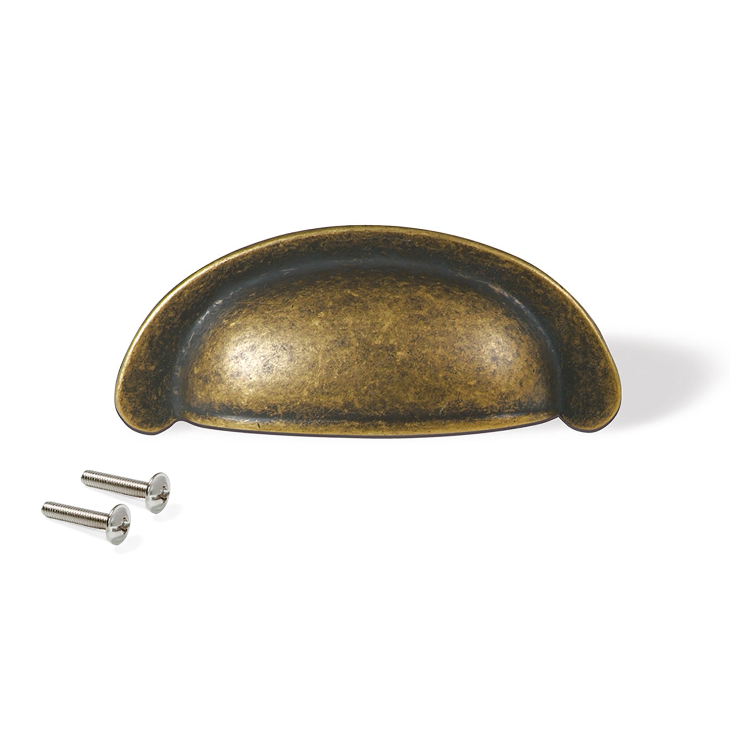 Emuca Lotto di 20 maniglie per mobili Alberic, L77mm, interasse 64mm, Zama, Bronzato