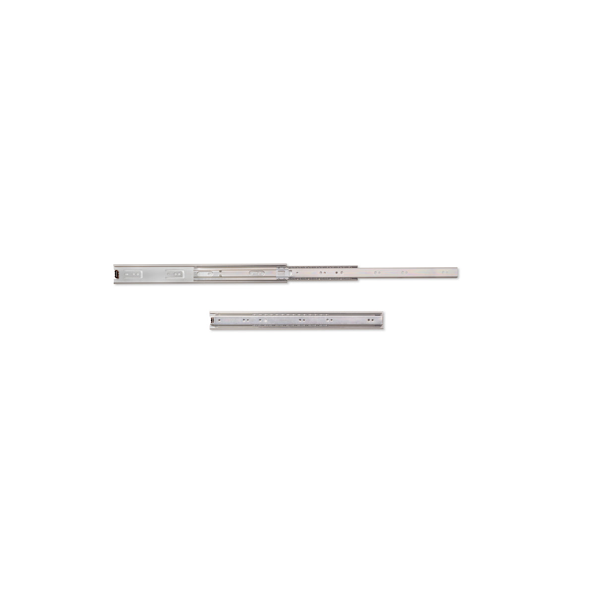 Guide a sfera per cassetti ad estrazione totale, altezza 45 mm