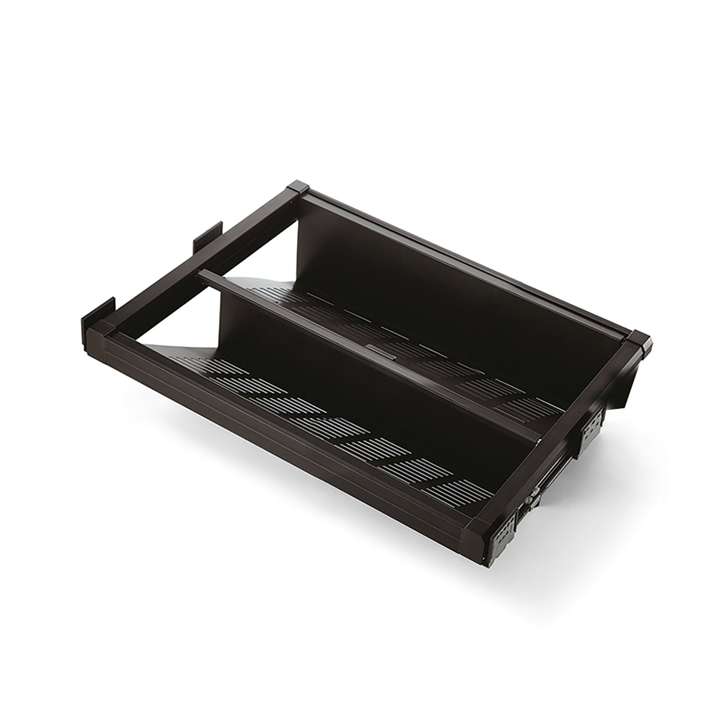 Emuca Cassetto portascarpe estraibile Moka, 564 - 594, Acciaio, Verniciato moka