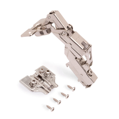 Kit cerniera mezzo collo X91 da apertura 165º con chiusura amortizzata e basetta