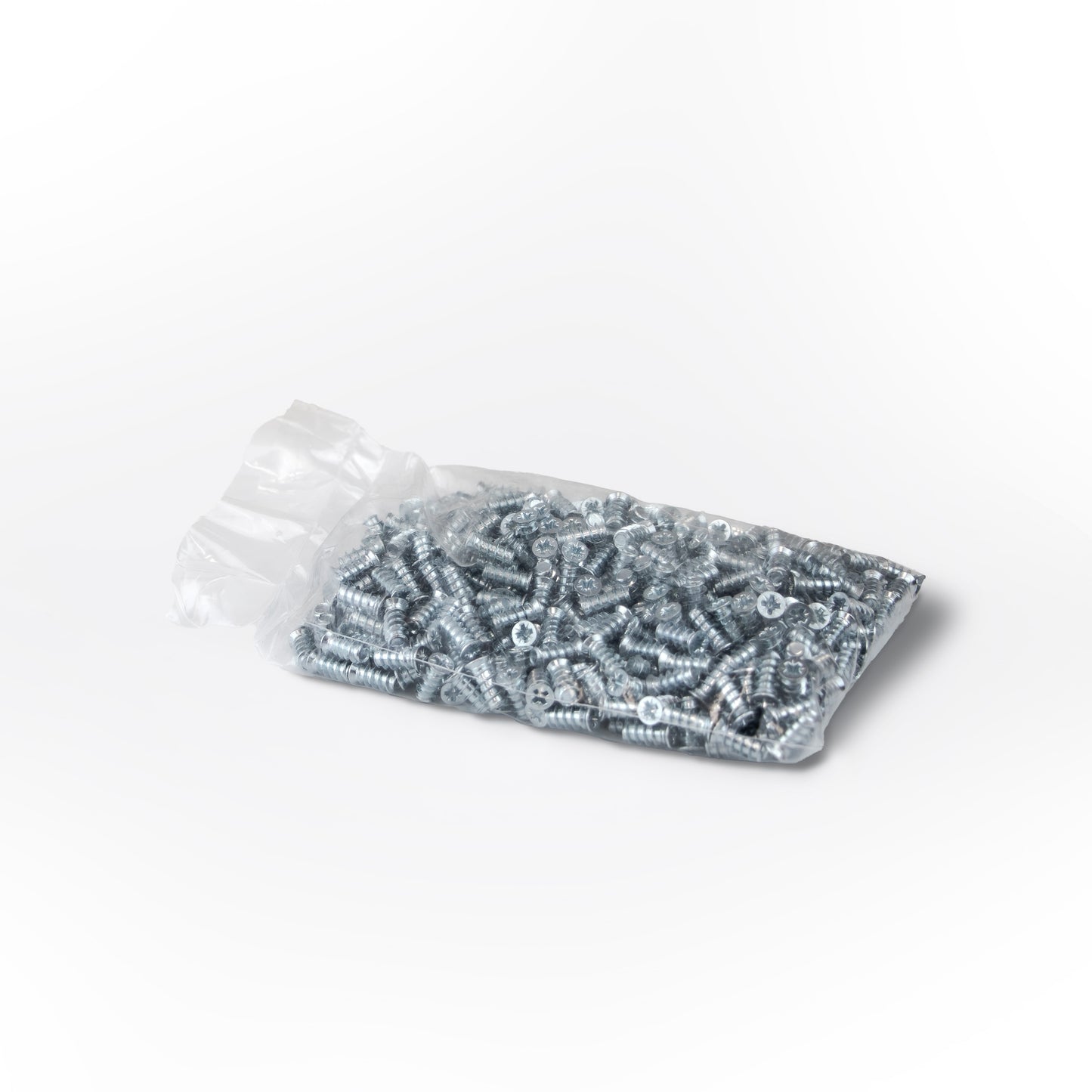 Emuca Lotto di 500 viti, testa piatta Pozidrive, diametro 6,2 mm, 13 mm, Euro, Acciaio, zincato