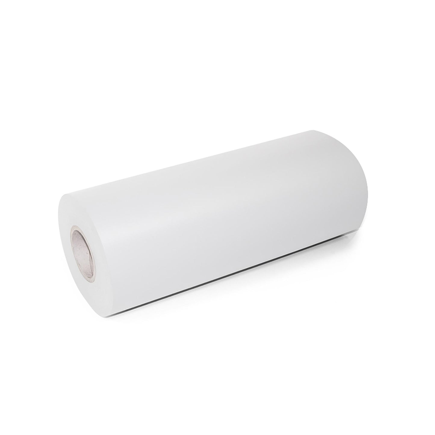 Emuca Tappeto antiscivolo per cassetti, effetto tessuto, lunghezza 20m x 480mm, Tecnoplastica, Bianca