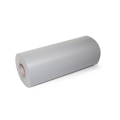 Emuca Tappeto antiscivolo per cassetti, effetto tessuto, lunghezza 20m x 480mm, Tecnoplastica, Grigia
