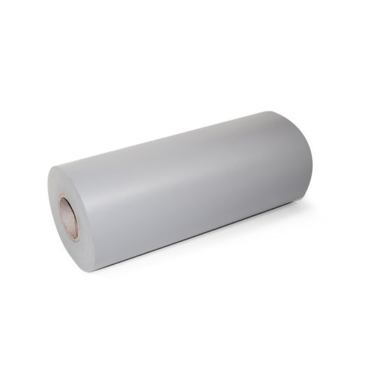 Emuca Tappeto antiscivolo per cassetti, effetto tessuto, lunghezza 20m x 480mm, Tecnoplastica, Grigia