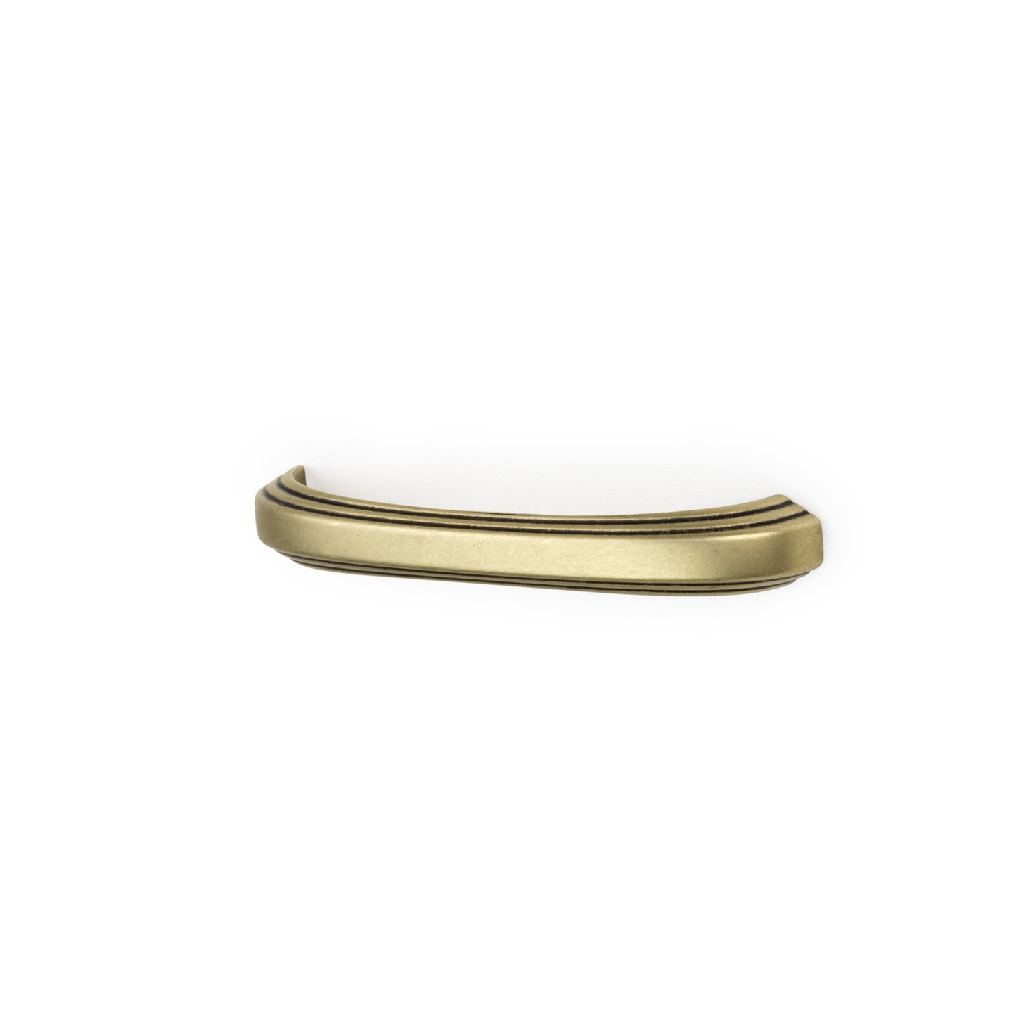 Emuca Lotto di 25 maniglie per mobili Mombasa, L144mm, interasse 128mm, Zama, Oro antico